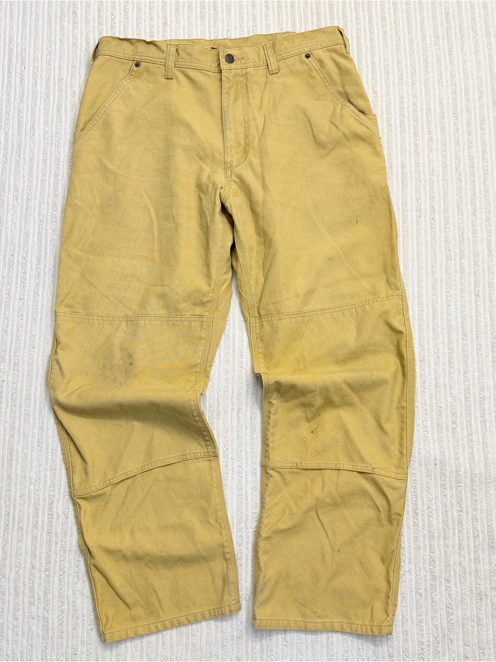 Patagonia Double Knee Tan Work Pants Mens 36